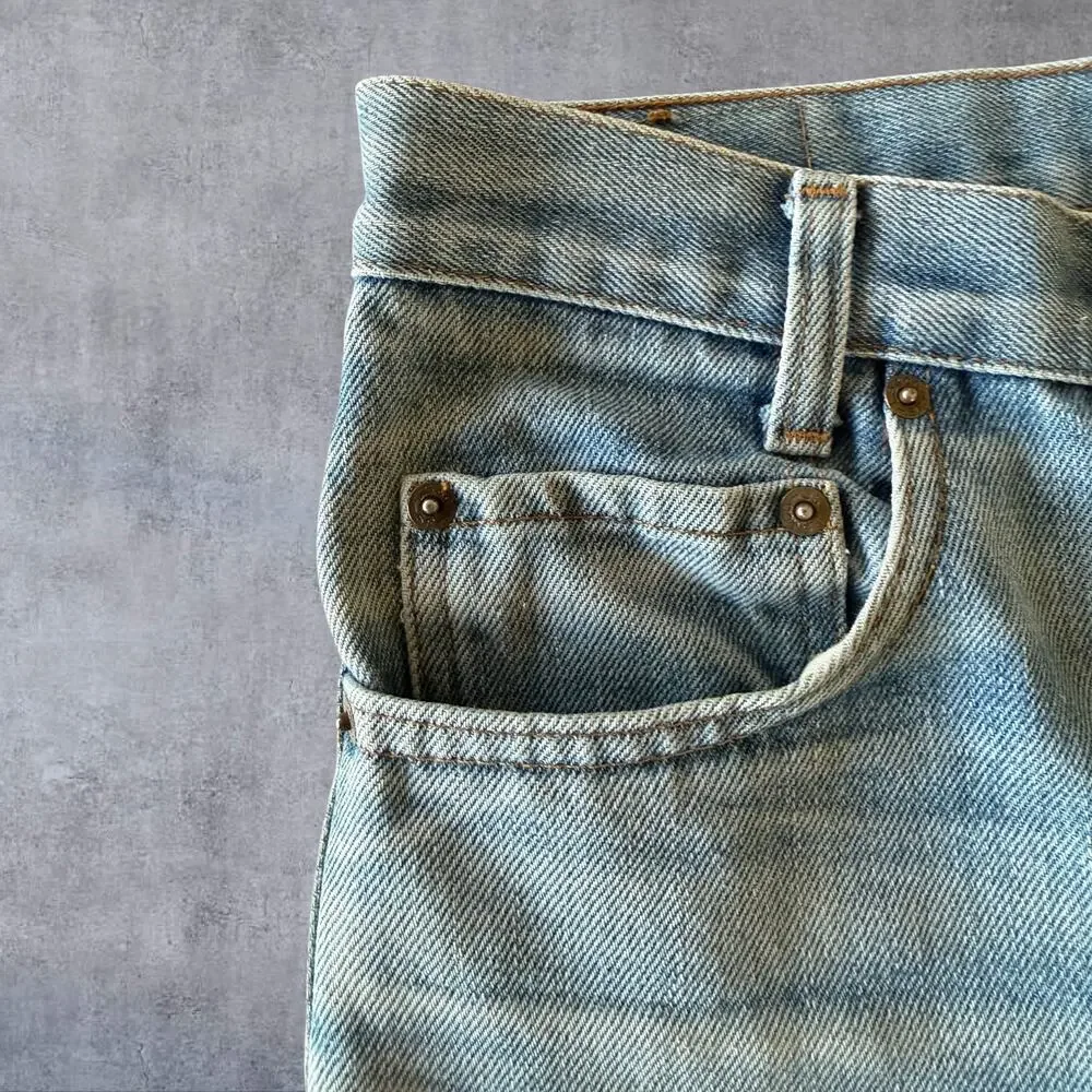 VTG 70s 80s Levis 517 Bootcut Jeans Light Wash USA Made 29x29 Perfect Fade